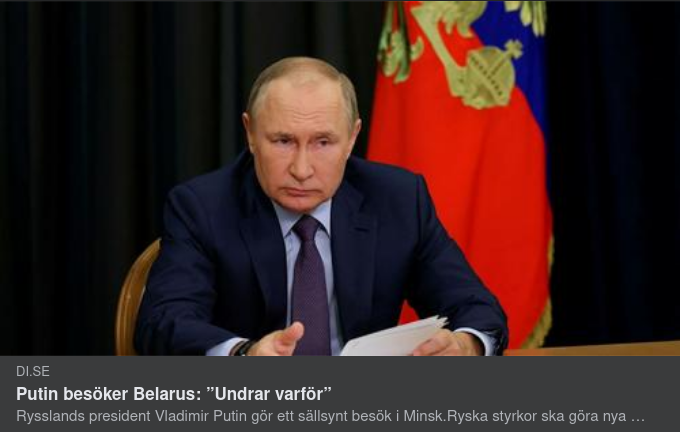 Putin Besöker Belarus