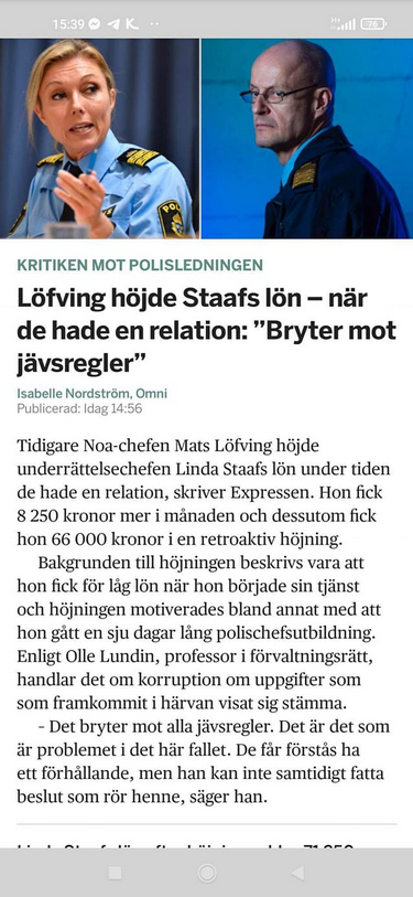 Jävsbrytande Löneförhöjning