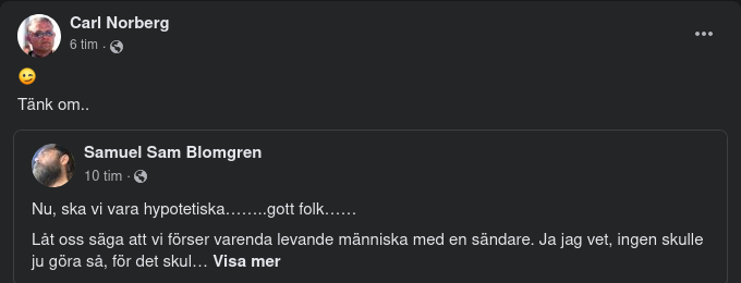 Hypotetiskt Från Sam