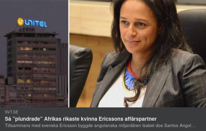 Afrikas Rikaste Kvinna & Ericsson