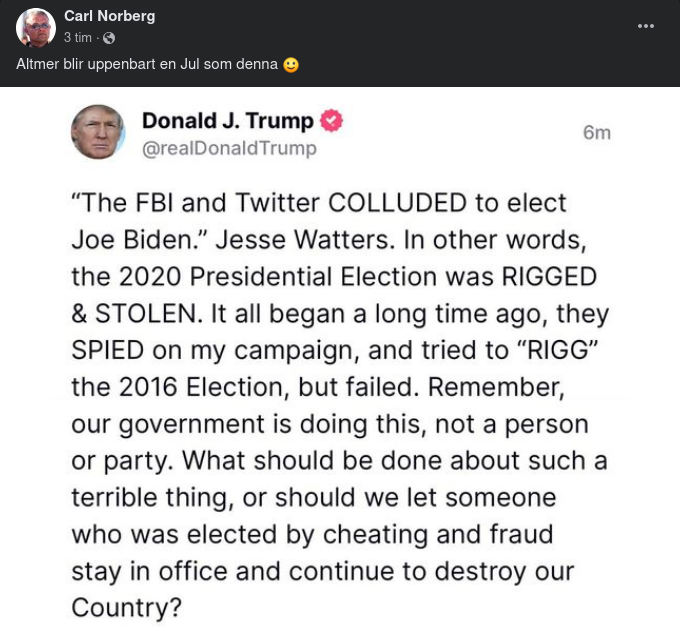 Allt Mer Bekräftad Trump