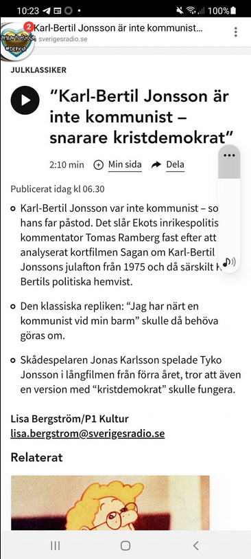 Barmnärd Kommunist Eller Kristdemokrat