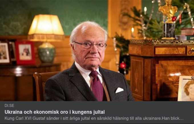 Ukrainakrig I Kungligt Jultal