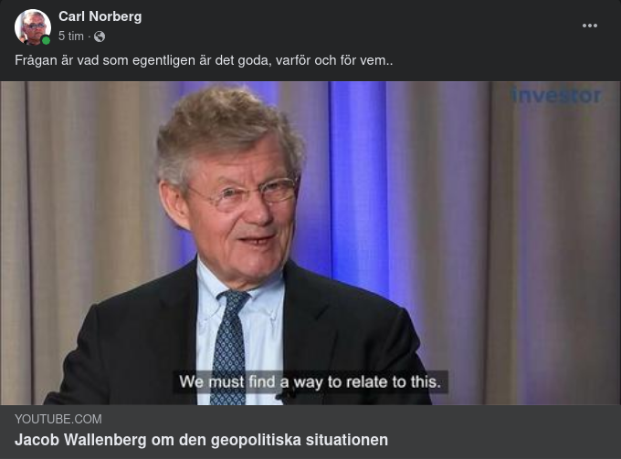 Det Goda För Vem & Varför Då?