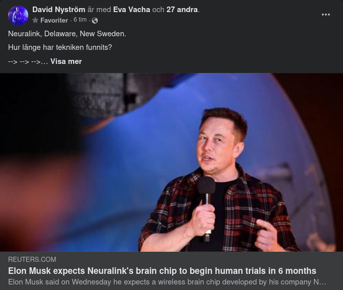 Musk & Neuralinks Hjärnchip