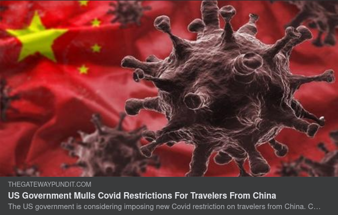 USA Överväger Covidiotirestriktioner För Kinaresenärer