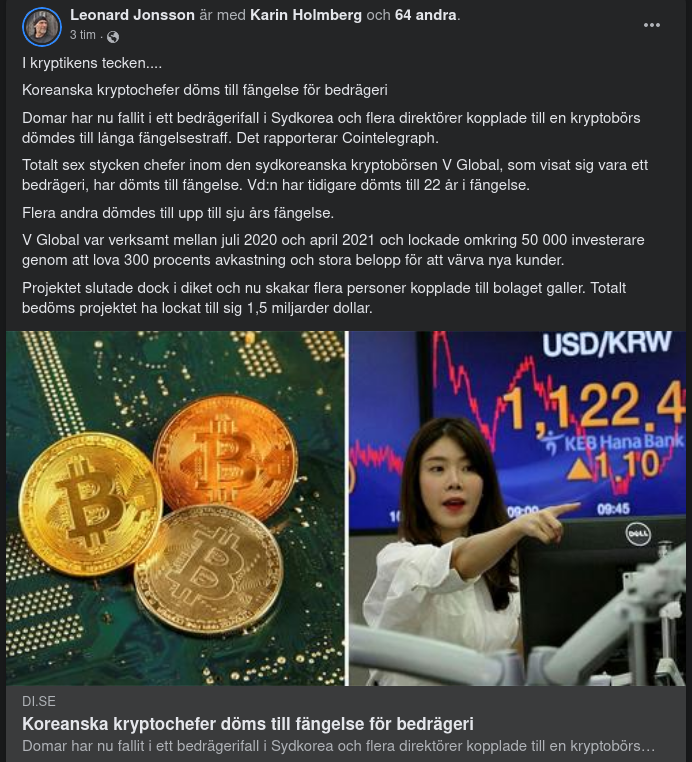 Kryptobörser I Asien...