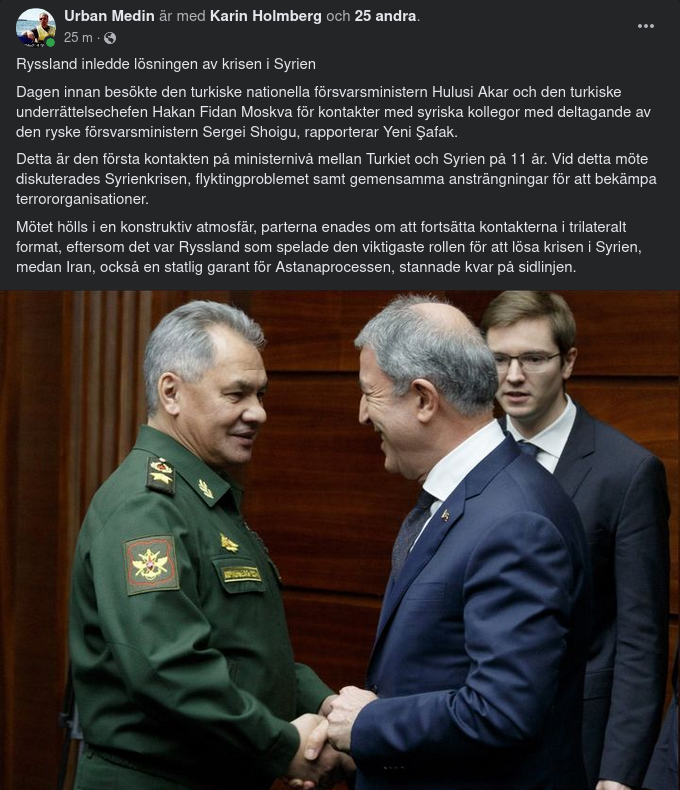 Ryssland, Turkiet & Syrien