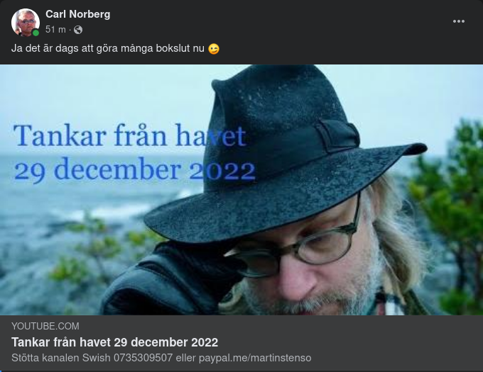 Havstankar 29 December