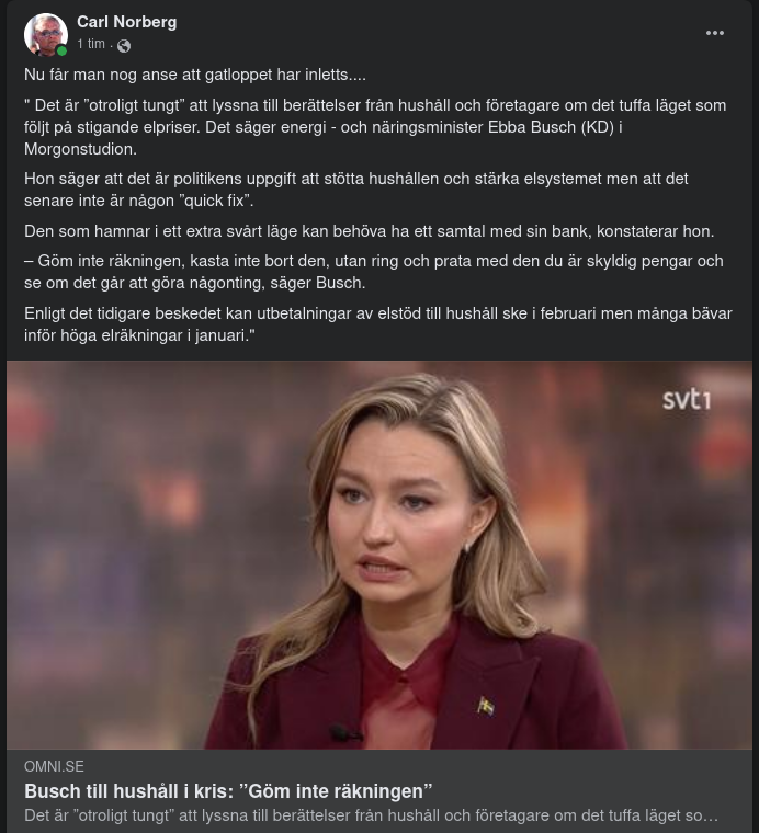 Bush & Människors Räkning