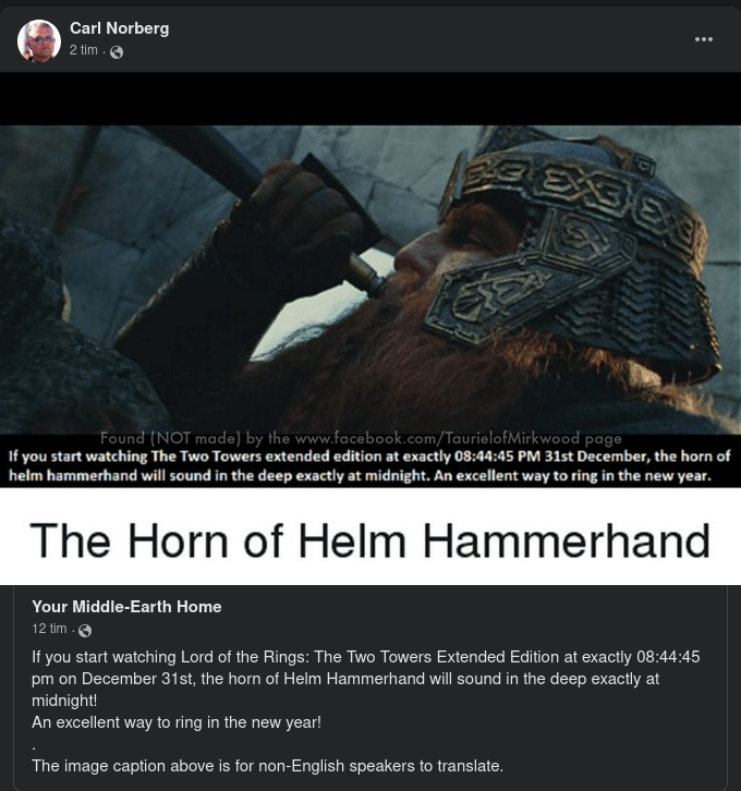 Horn of Helm Hammerhand