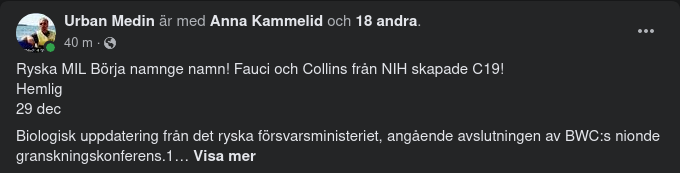 Biologisk Uppdatering Från Det Ryska Försvarsministeriet