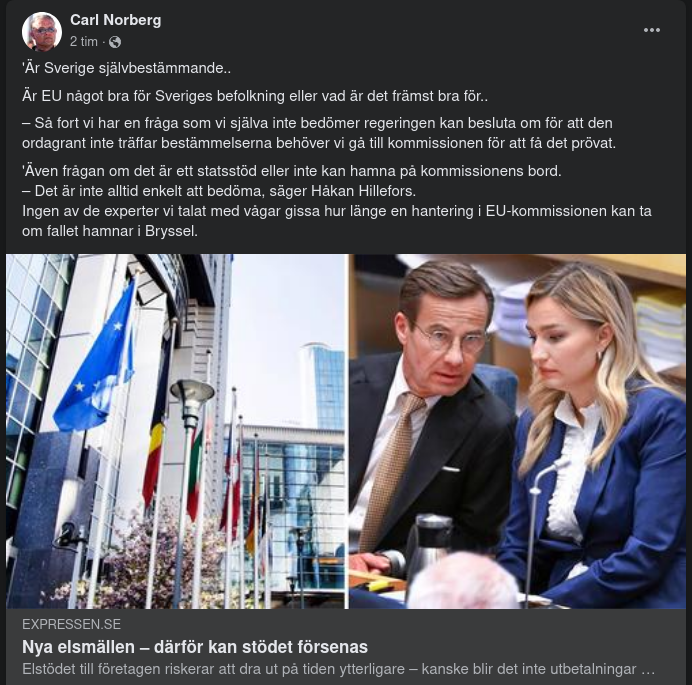 Elstöd & EU