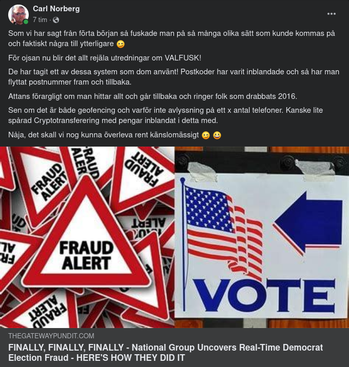 Systematiskt Postkodsvalfusk