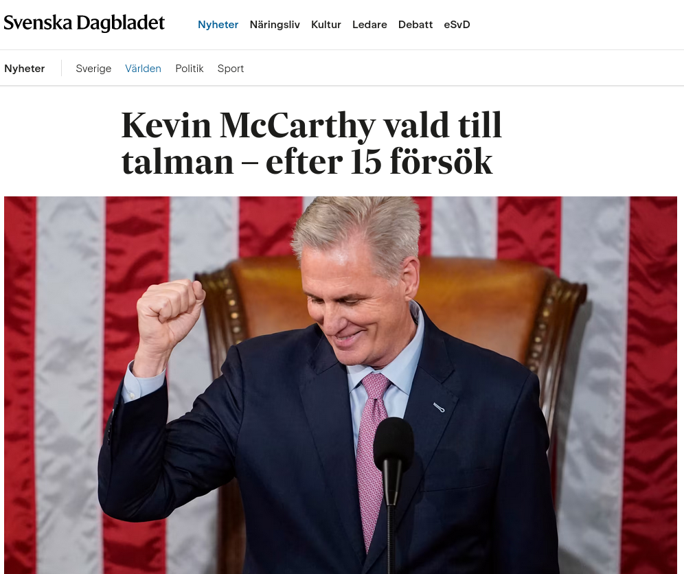 McCarthy Talman På 15:e Försöket