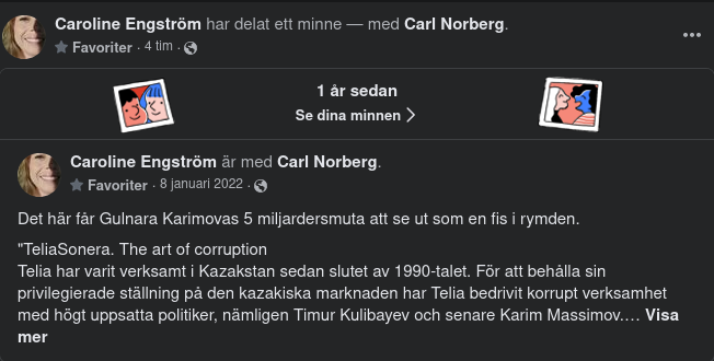 Telias Korrumperingsresa I Kazakstan