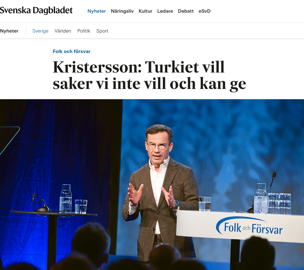 Omöjliga Turkiska Krav & Baltikum