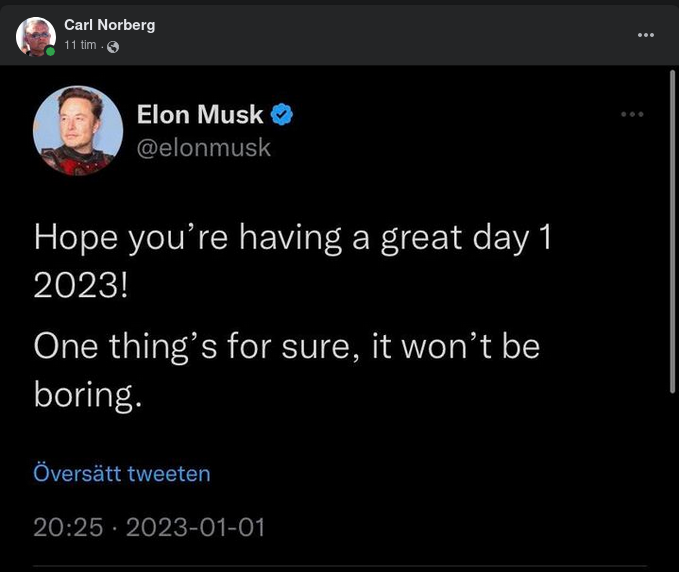 Musk & 2023