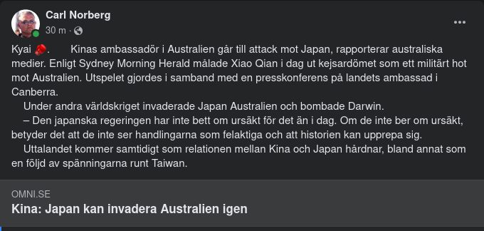 Kina Om Japan & Australien