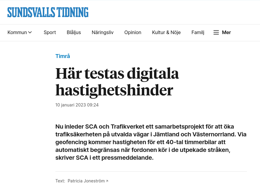 Geofencade Timmerbilar