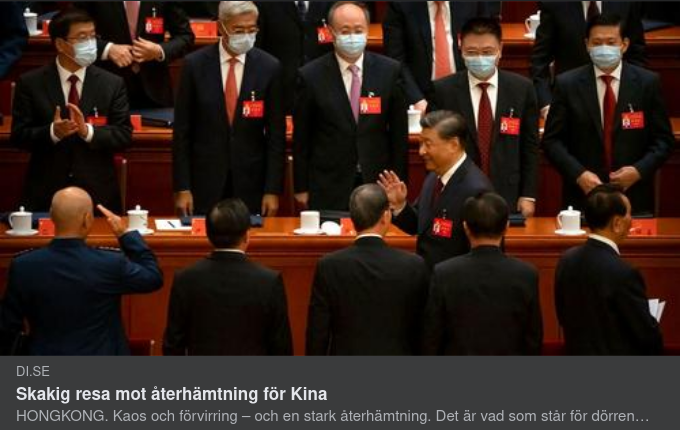 Skakig Kinesisk Återhämtningsresa I DI