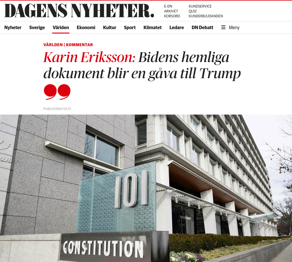 Underlivsporslinsk Dokumentgåva