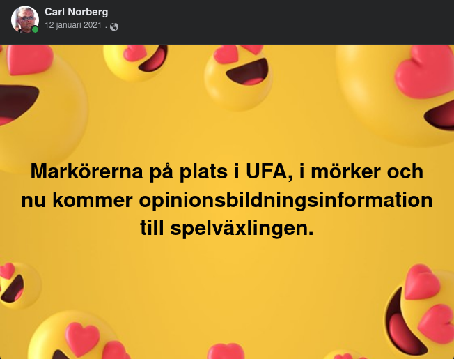 På Plats För Opinionsbildningsinformation