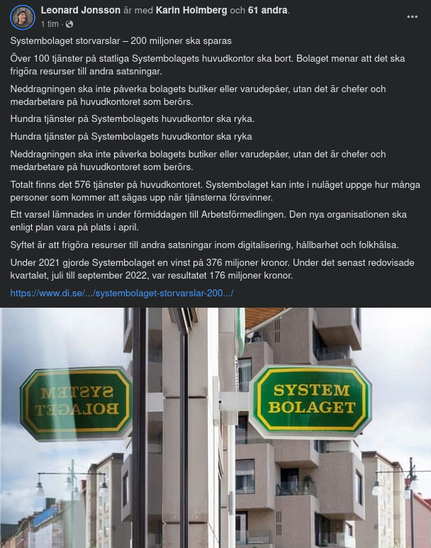 Systemet Ska Banta Huvudkontoret Med Över 100 Tjänster