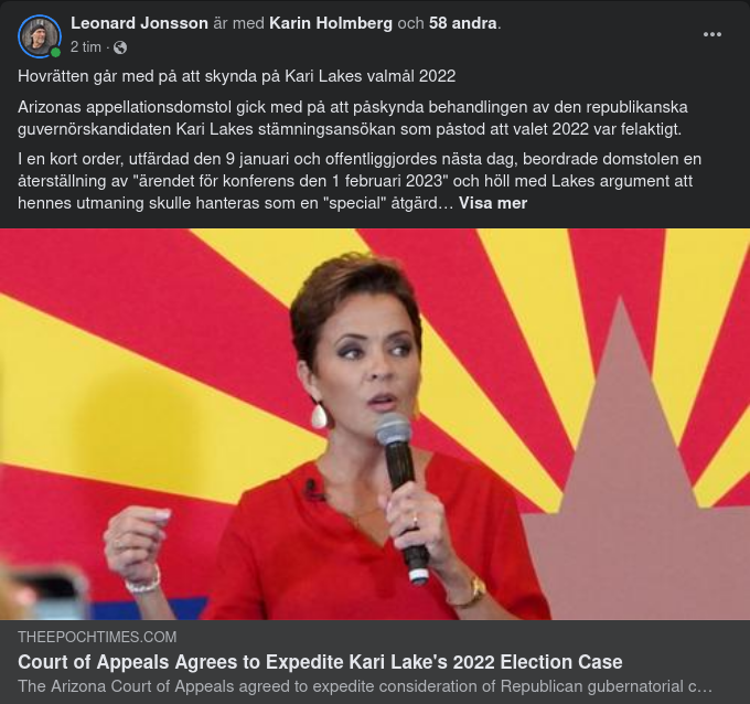 Appellationsdomstol Påskyndar Lakes Stämningsansökan