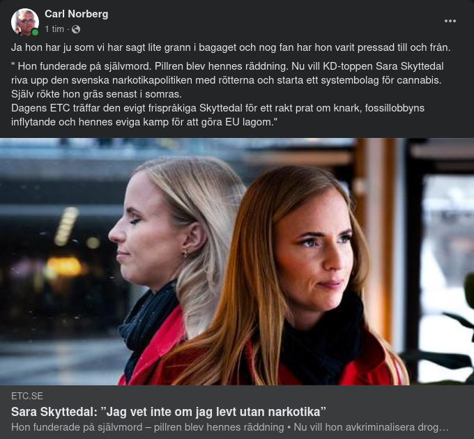 Narkotikapositiv Sara