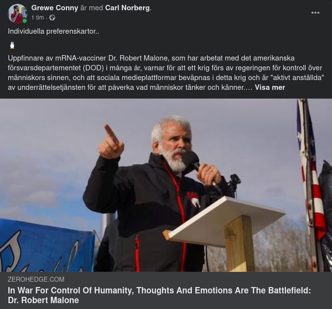 Dr. Malone Om Krigsskådeplatsen