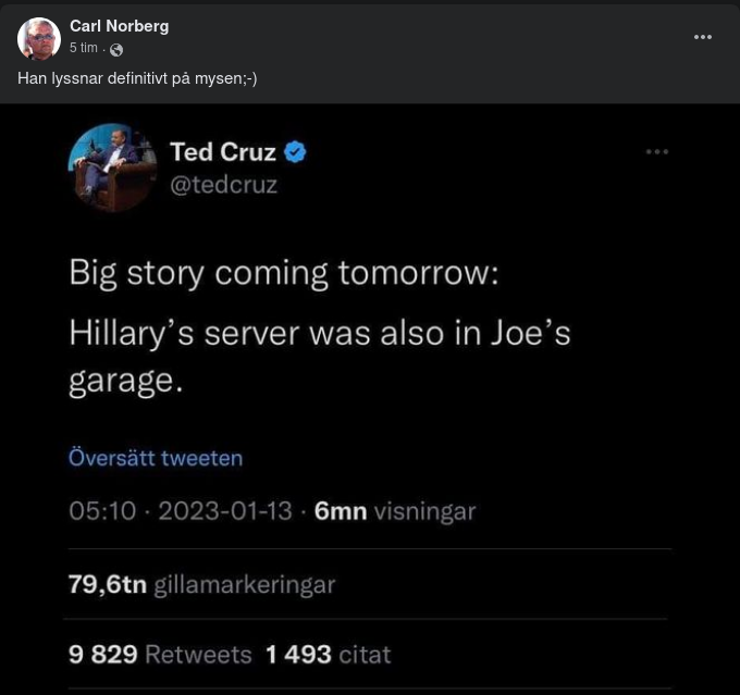 Hillarys Servrar I Joes Garage?