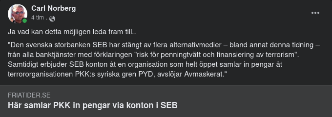 PKK-Pengar På SEB-Konton