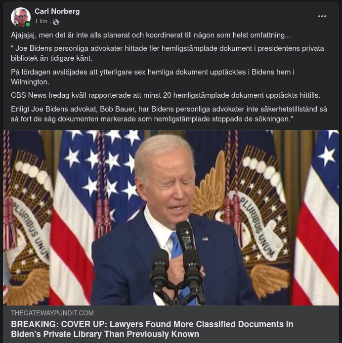 Fler Hemlighetsstämplade Underlivsporslonsdokument Hittade