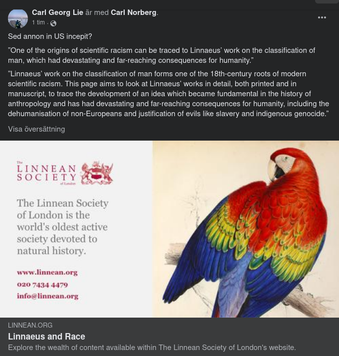 Konsekvenser Utav Linné