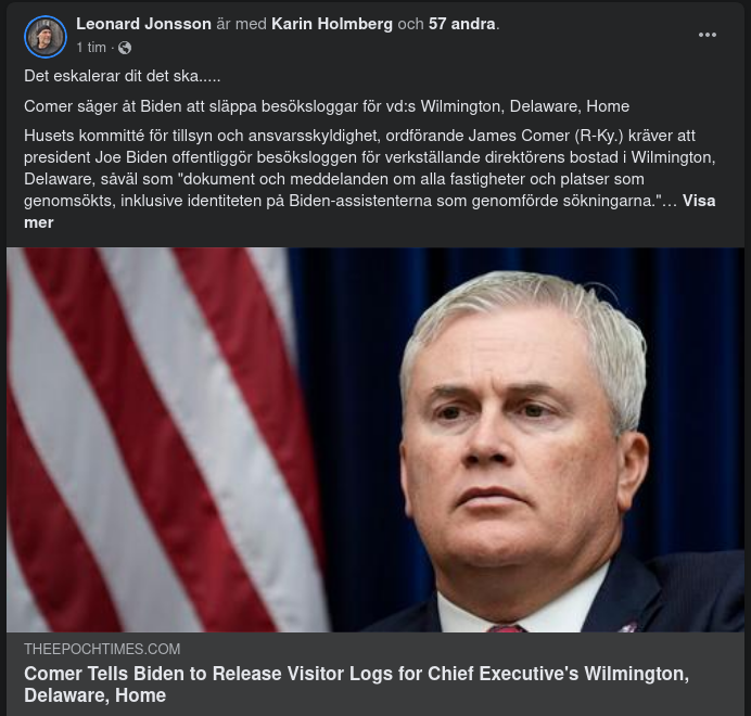 Comer Vill Se Besöksloggar