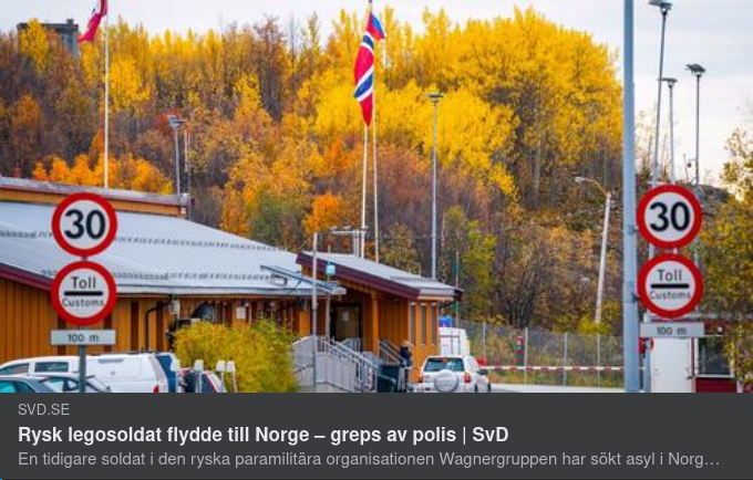 Rysk Legoknekt Gripen I Norge