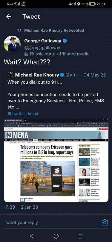 Galloway Hittar Ericsson