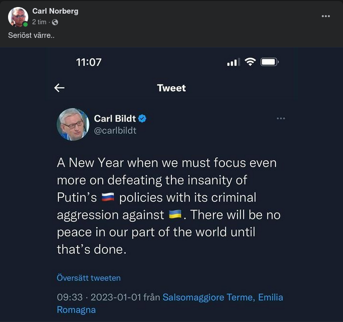 Bildtskönt Twittrande