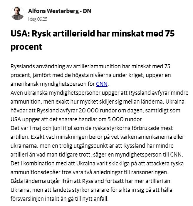 Anledning Till Minskad Artillerield