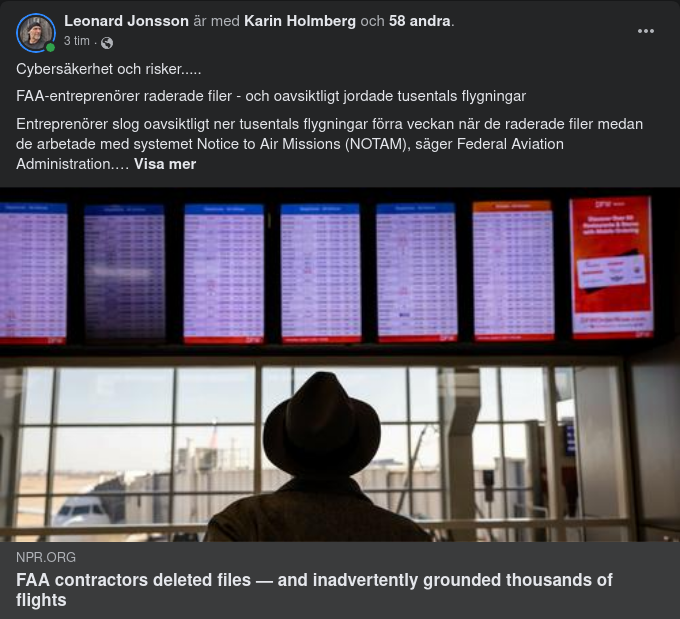 Amerikansk Flygstoppsanledning