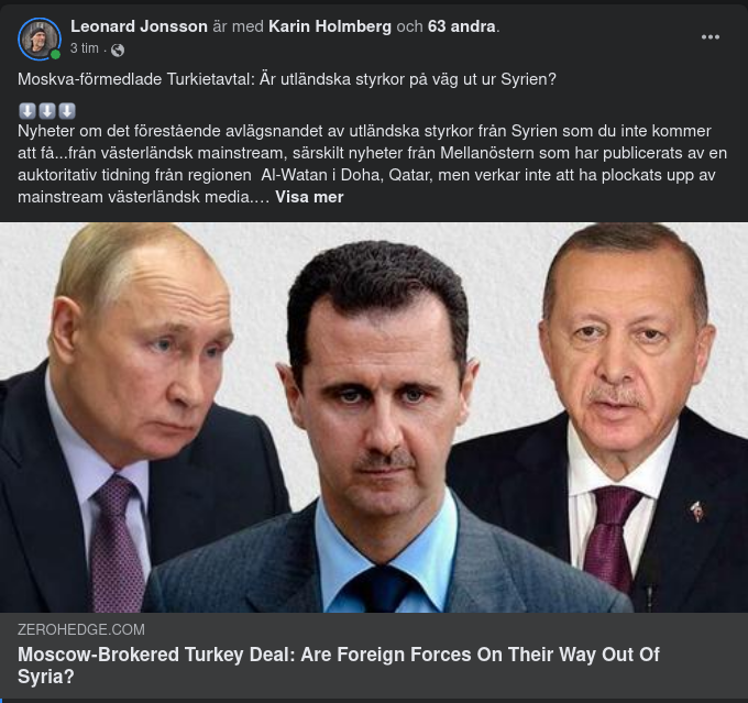 Utländska Styrkors Närvaro I Syrien