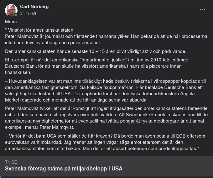 Processdrivande Amerikansk Stat