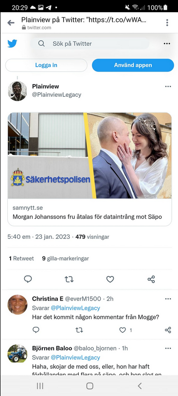 Datorintrångsåtal Mot Säpo För Morgans Fru