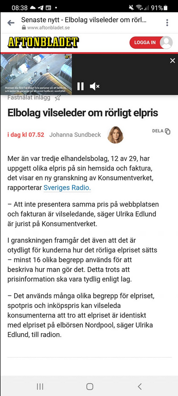 Elprisvilseledande Bolag