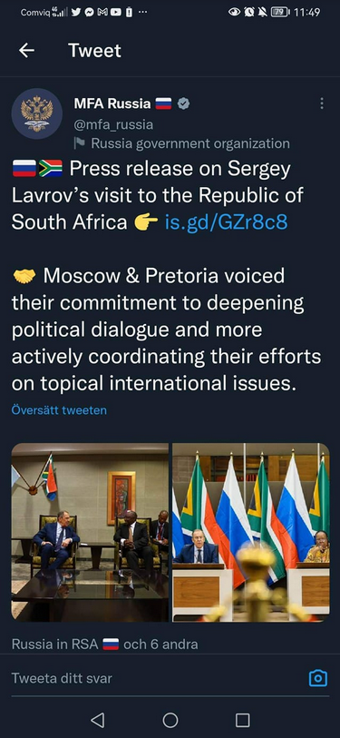 Ryssland & Sydafrika