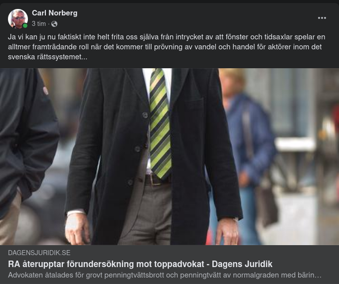 Det Svenska Rättssystemets Aktörer