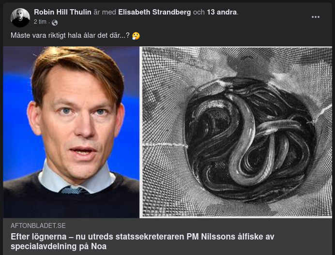 PM:s Ålafiske Utreds Vidare