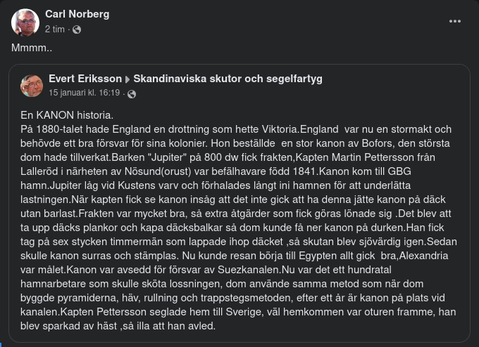 Gammal Bofors-Kanontransporthistoria