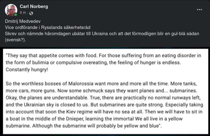 Blågula Undervattensbåtar